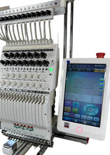 Load image into Gallery viewer, New Feiya Industrial Embroidery Machine 1 Head – 15 Colors -2024, with Hoops & Cap System